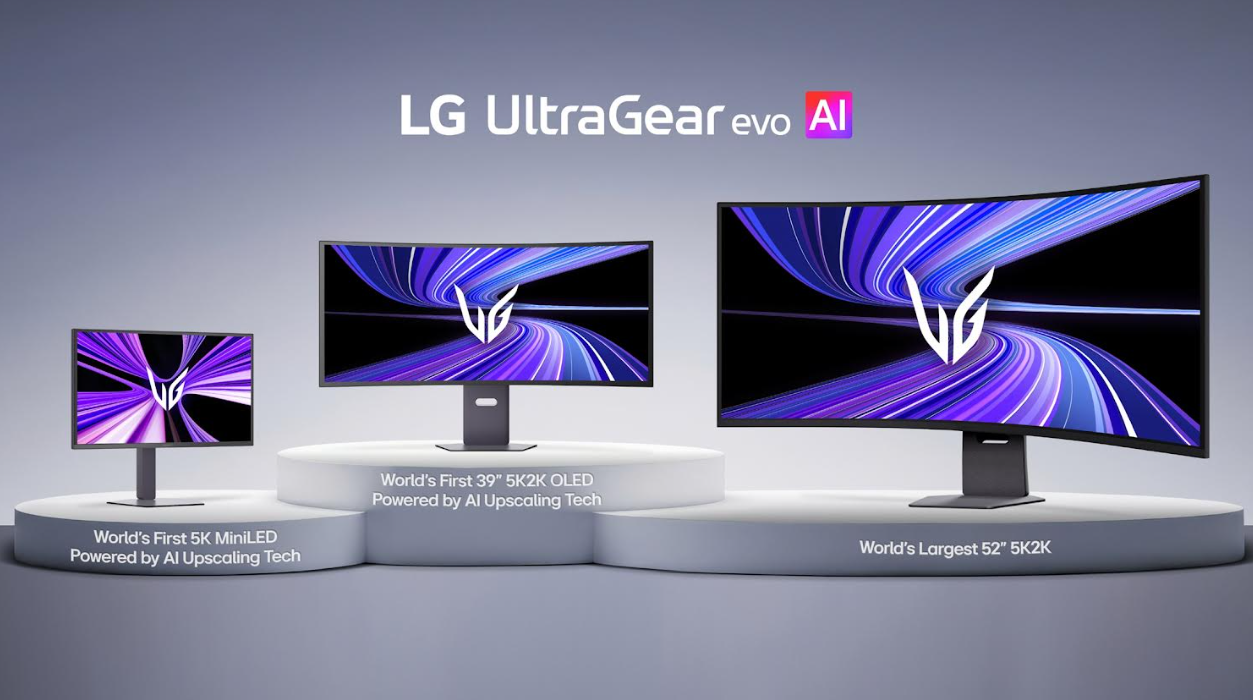 LG представи UltraGear evo, давайки нова дефиниция на 5K гейминга с първата в света AI Upscaling технология